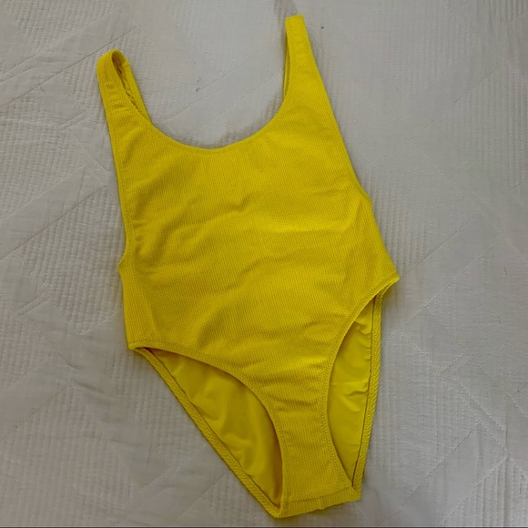Topshop Other - Topshop one piece neon yellow swimsuit